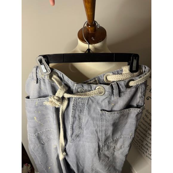 Free People Women's Moxie Low Slung Pull On Jeans Size 31 NWT Little Darlin - Picture 4 of 8